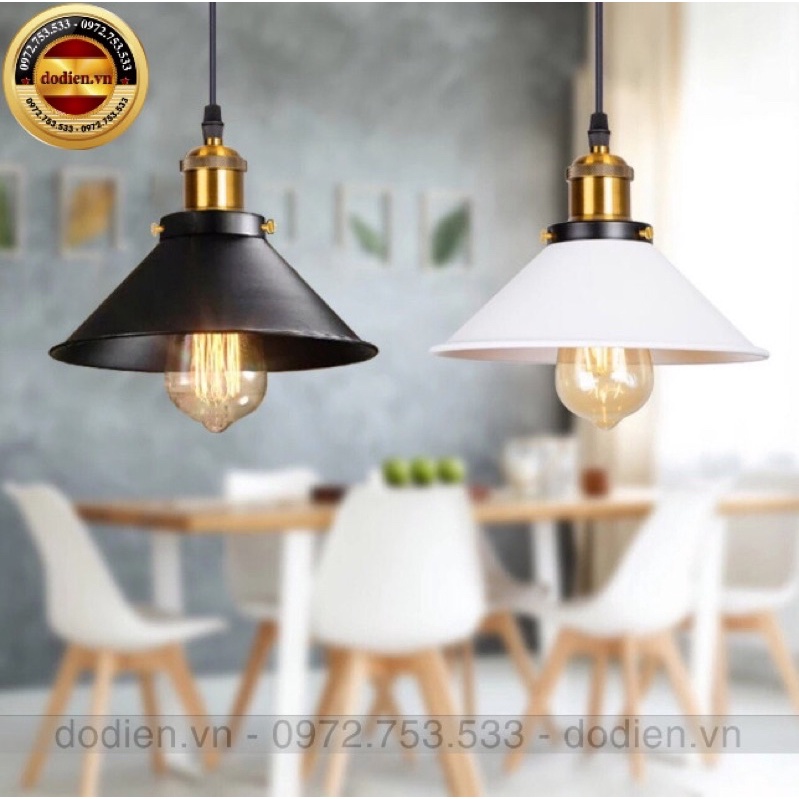 Đèn Chao Thả Nón Vintage T030 trang trí quán cafe,quầy bar