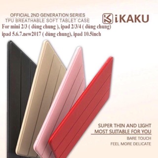 [SALE 10%] Bao da ipad IKAKU Tpu cho IPad Mini 2, Mini 3, IPad 2, IPad 3, IPad 4, Air 2, Pro 9.7in, New IPad, Pro 10.5in