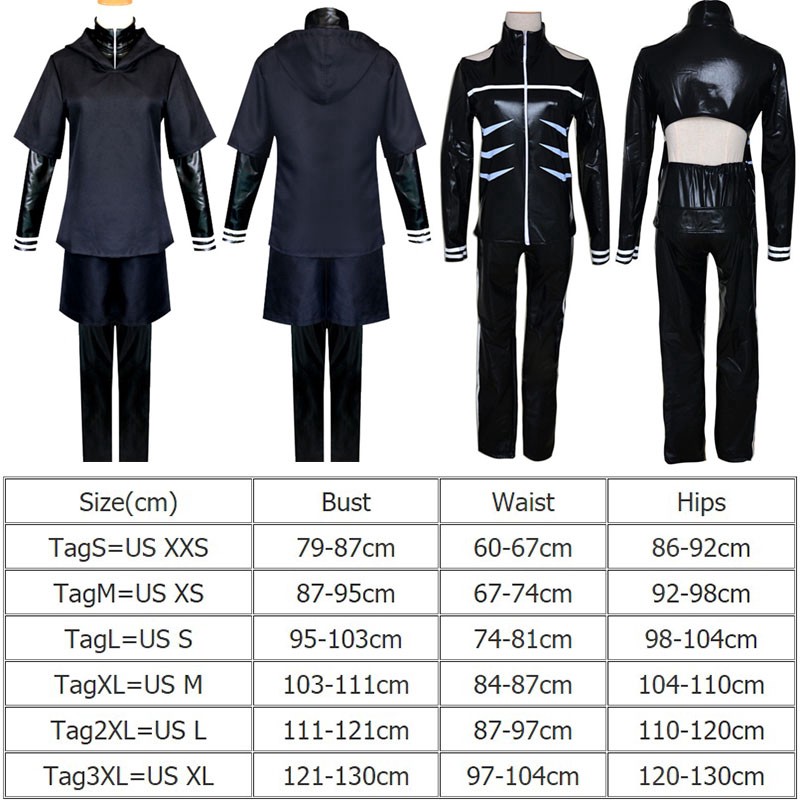 Bộ đồ hóa trang thành nhân vật Kaneki Ken trong anime Tokyo Ghoul cho lễ hội Halloween