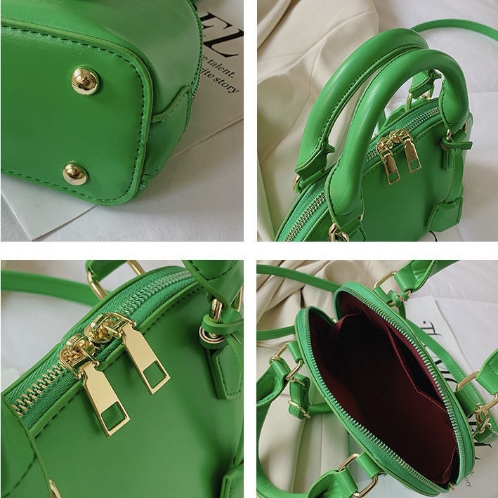 Túi Xách Đeo Vai Có Khóa Kéo Phong Cách Thời Trang Nhật Hàn Dành Cho Nữ