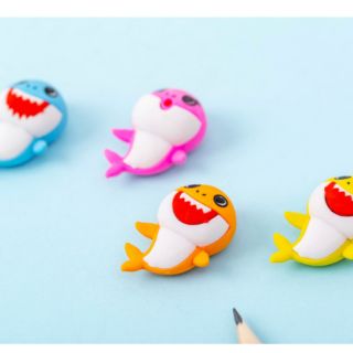 Tẩy Chì Hình Bơ và Bé Cá Mập Đáng Yêu