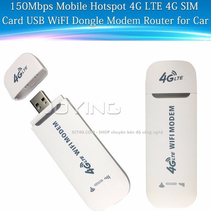 USB Wi-Fi cho xe hơi- Củ wifi Dongle Modem 4G- PHÁT SÓNG WIFI BẰNG SIM