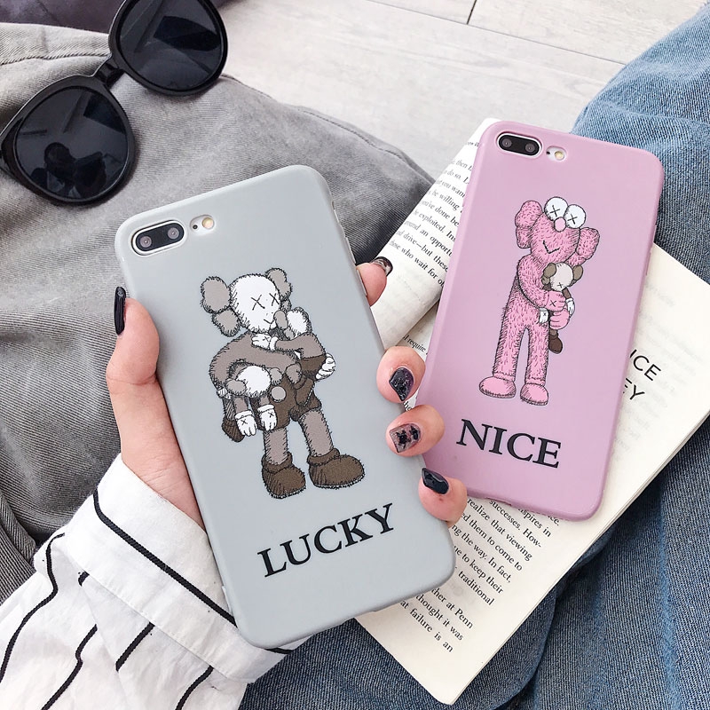 Ốp điện thoại TPU in họa tiết cô bé cậu bé đáng yêu cho iPhone 8 7 6s 6 x XR XS Max Plus | BigBuy360 - bigbuy360.vn