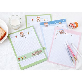 Note B5 hot hit kế hoạch xinh xắn