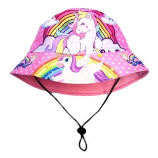 Nón bucket in hình kỳ lân dễ thương cho bé gái