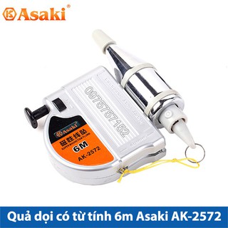 Quả dọi có từ tính 6m Asaki AK-2572 (Lập lòn từ tính) giocongcu