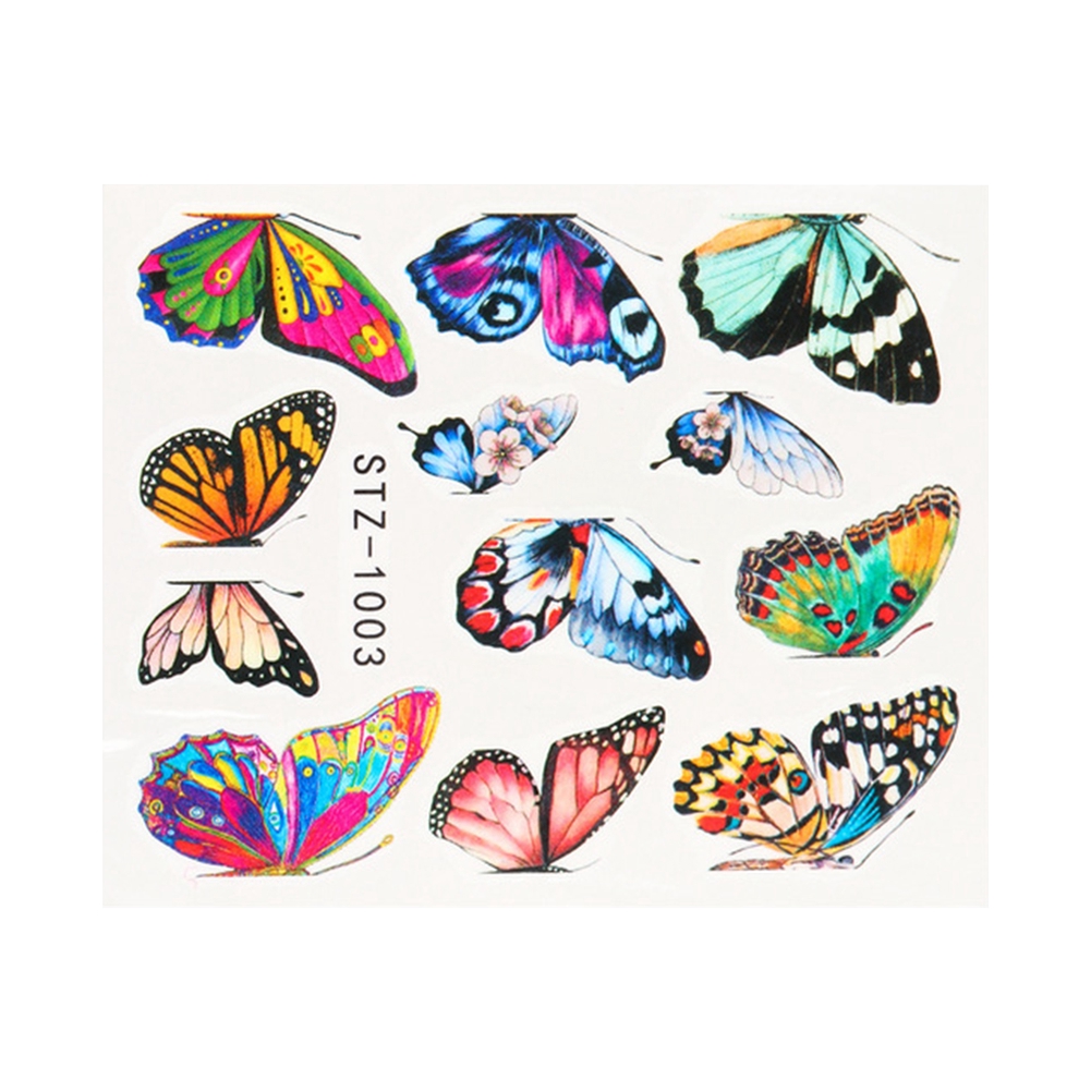 [Hàng mới về] Miếng dán móng hình bướm xinh xắn trang trí móng nghệ thuật