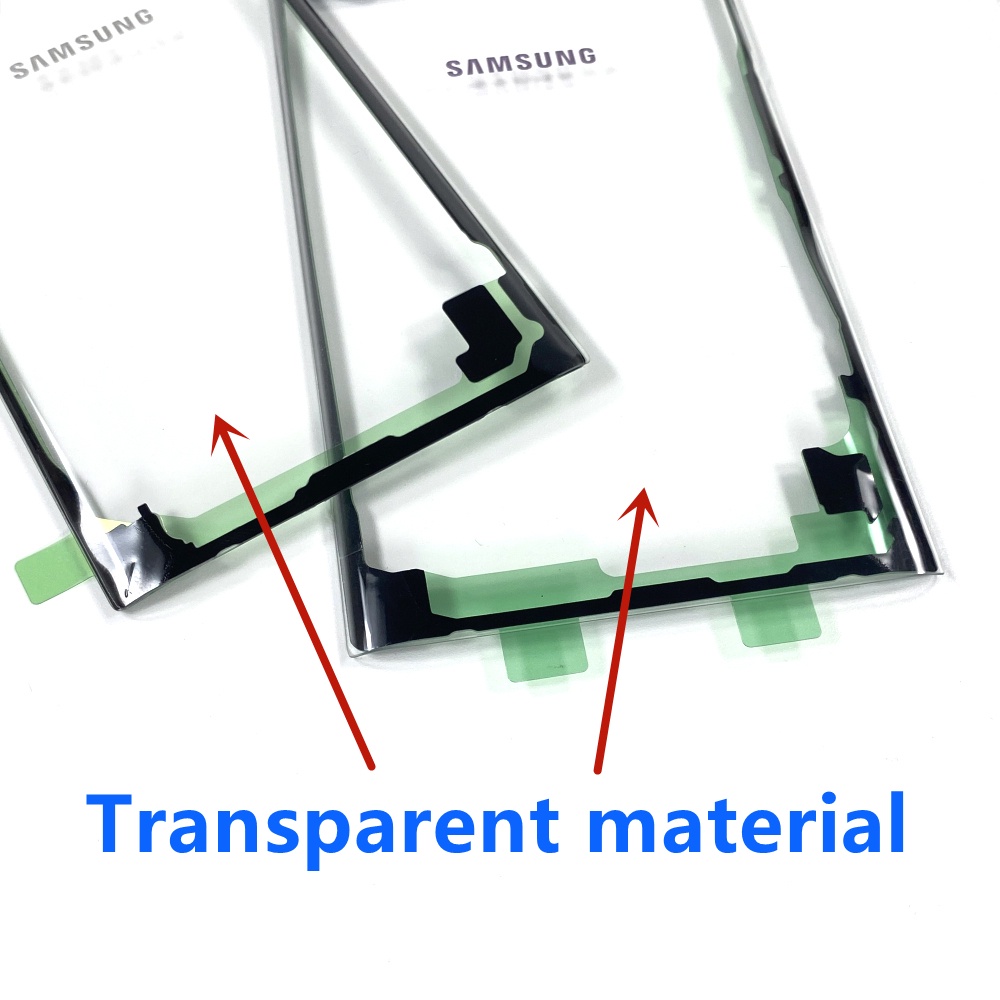 Nắp lưng điện thoại mặt kính trong suốt dành cho SAMSUNG Galaxy Note 8 9 10 10+ Plus 20 Ultra