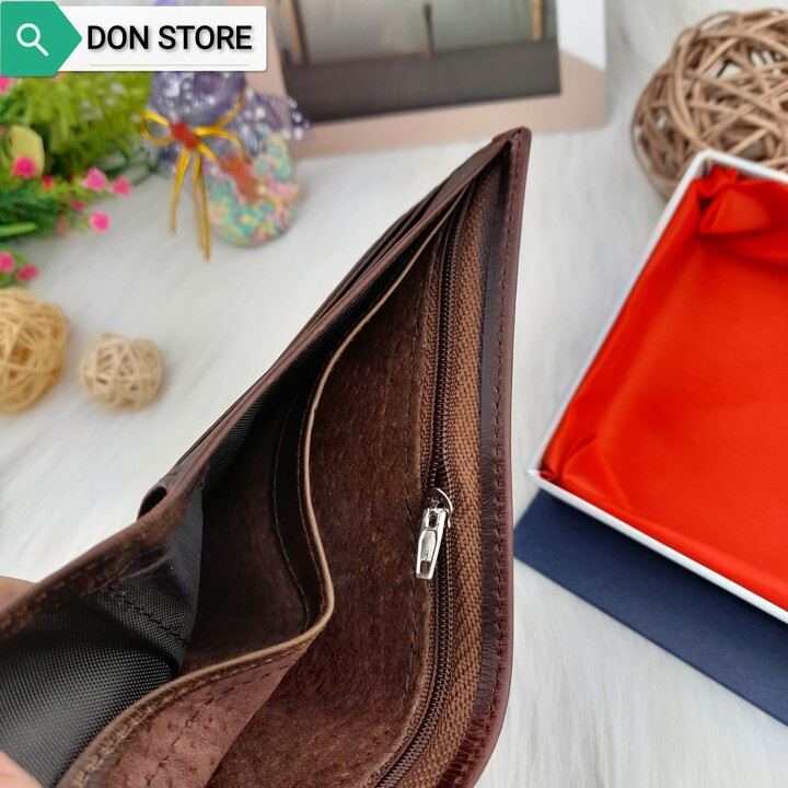 [Da Thật] Bóp Da Nam Chất Liệu Da Bò Thật Giá Rẻ (Bảo Hành 12 Tháng)
