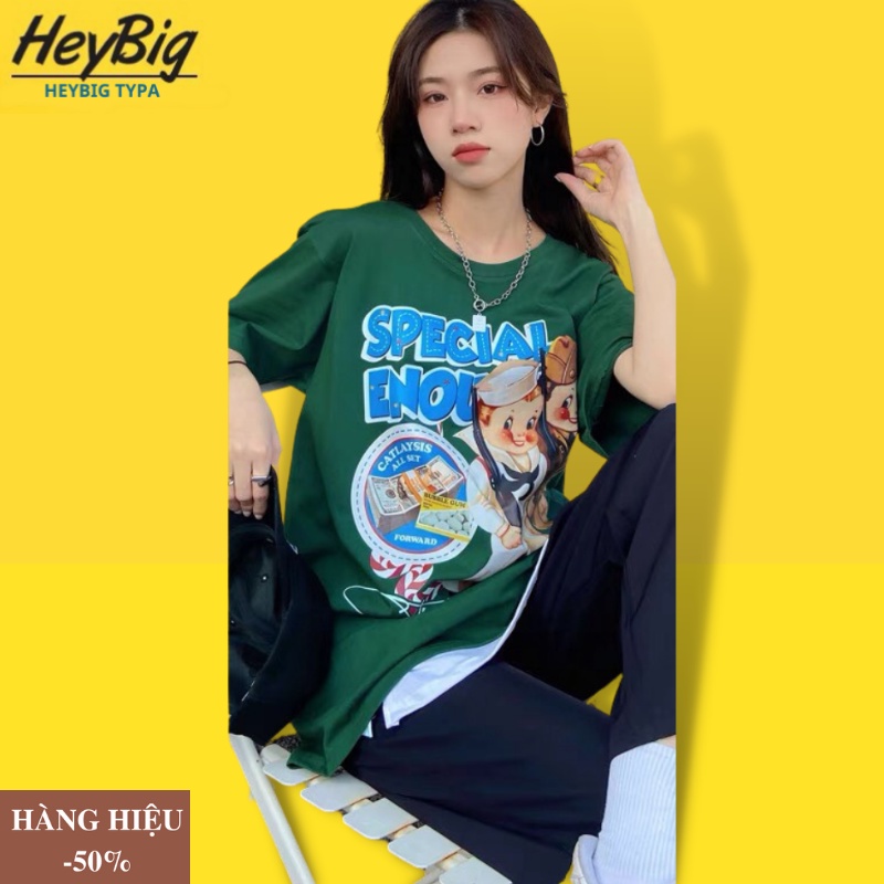 Áo Thun ENOU Tay Lỡ Oversize Cotton Premium, Phông Form Rộng, Nam Nữ Unisex, Chất Liệu 100% Cotton Cao Cấp Mềm MịPremium | BigBuy360 - bigbuy360.vn