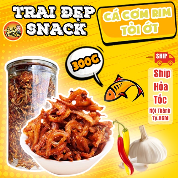 Cá Cơm Rim Tỏi Ớt Trai Đẹp 300G