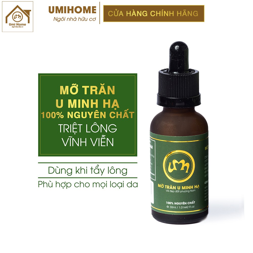 Mỡ Trăn triệt lông U Minh Hạ nguyên chất 10/30ml