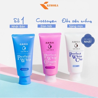 Sữa Rửa Mặt Tạo Bọt Loại Bỏ Bã Nhờn Và Dưỡng Ẩm Senka Perfect Whip - Chính hãng Nhật Bản
