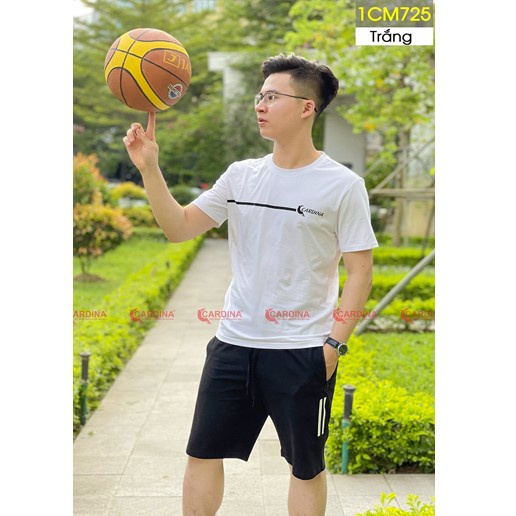 Bộ Thể Thao Nam Mùa Hè Cao Cấp Chất Thun Co Giãn Thấm Hút Mồ Hôi Tốt Thương Hiệu 𝐂𝐀𝐑𝐃𝐈𝐍𝐀 𝑺𝒂̀𝒊 𝑮𝒐̀𝒏 Mã 1CM7
