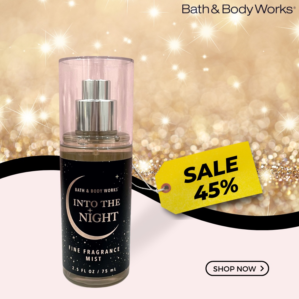 Xịt Thơm Toàn Thân Bath And Body Works Into The Night Quyến Rũ Ngọt Ngào Size Mini 75ml