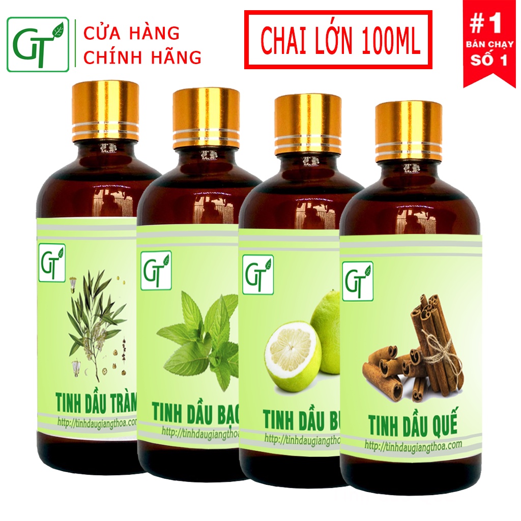 Tinh Dầu Thơm Chai Lớn 100ml 💞FREESHIP💞 Nhiều Mùi - Tùy Chọn - Tinh Dầu GT Cao Cấp Nguyên Chất 100% Tự Nhiên