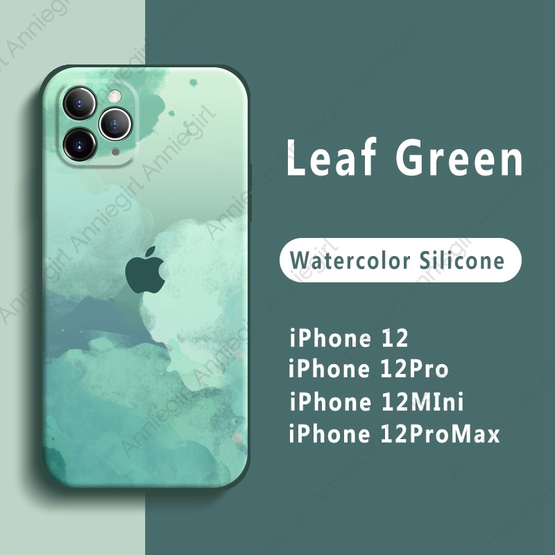 Ốp điện thoại silicon mềm họa tiết màu nước gradient mặt nhám cho IPhone 12 11 Pro Max Xs Max XR 8 7 Plus SE