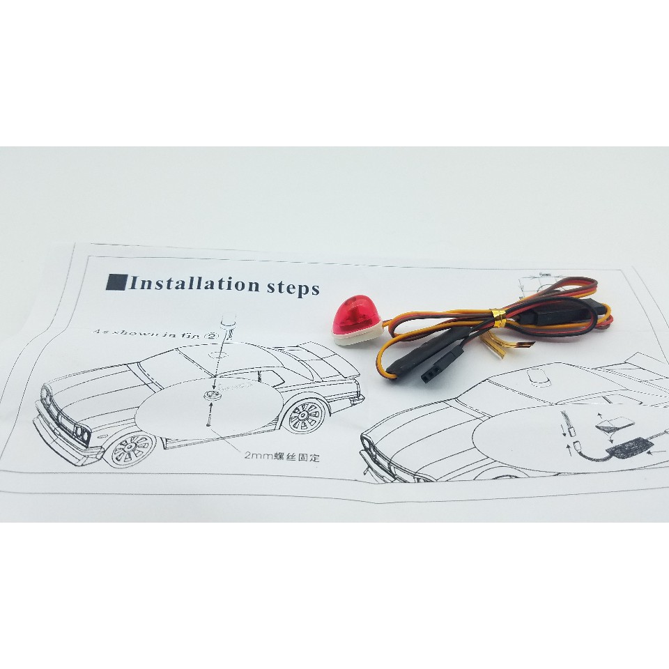 ĐÈN LED POLICE TRANG TRÍ XE MÔ HÌNH ĐIỀU KHIỂN