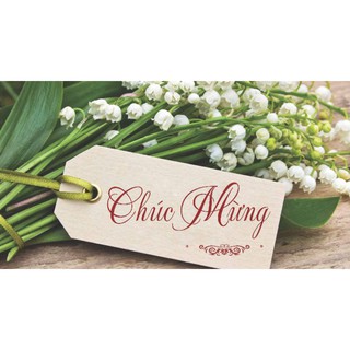 Thiệp chúc mừng 20/10 đính kèm