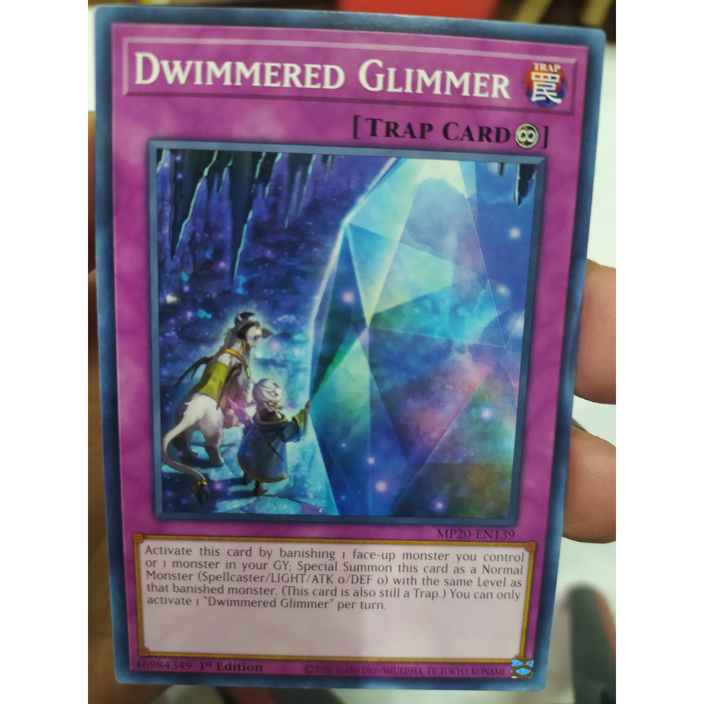 Thẻ Bài Yugioh Dwimmered Glimmer - MP20-EN139 - Common 1st Edition By Hoàng