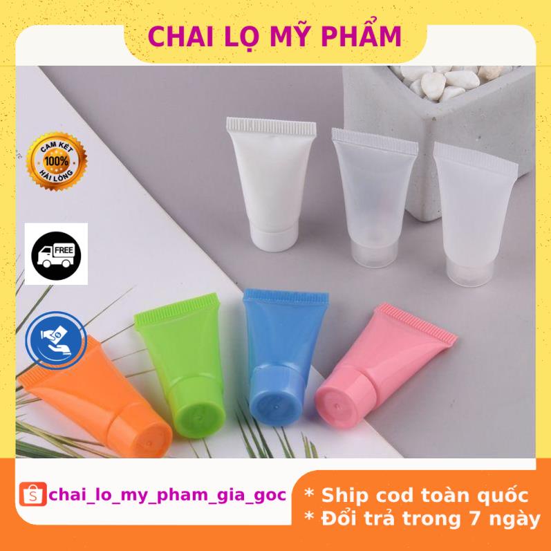 Tuýp Chiết Mỹ Phẩm ❤ GIÁ TỐT NHẤT ❤ Tuýp nhựa 8ml,10ml,20ml,30ml,50ml chiết mỹ phẩm, dầu gội, sữa tắm .