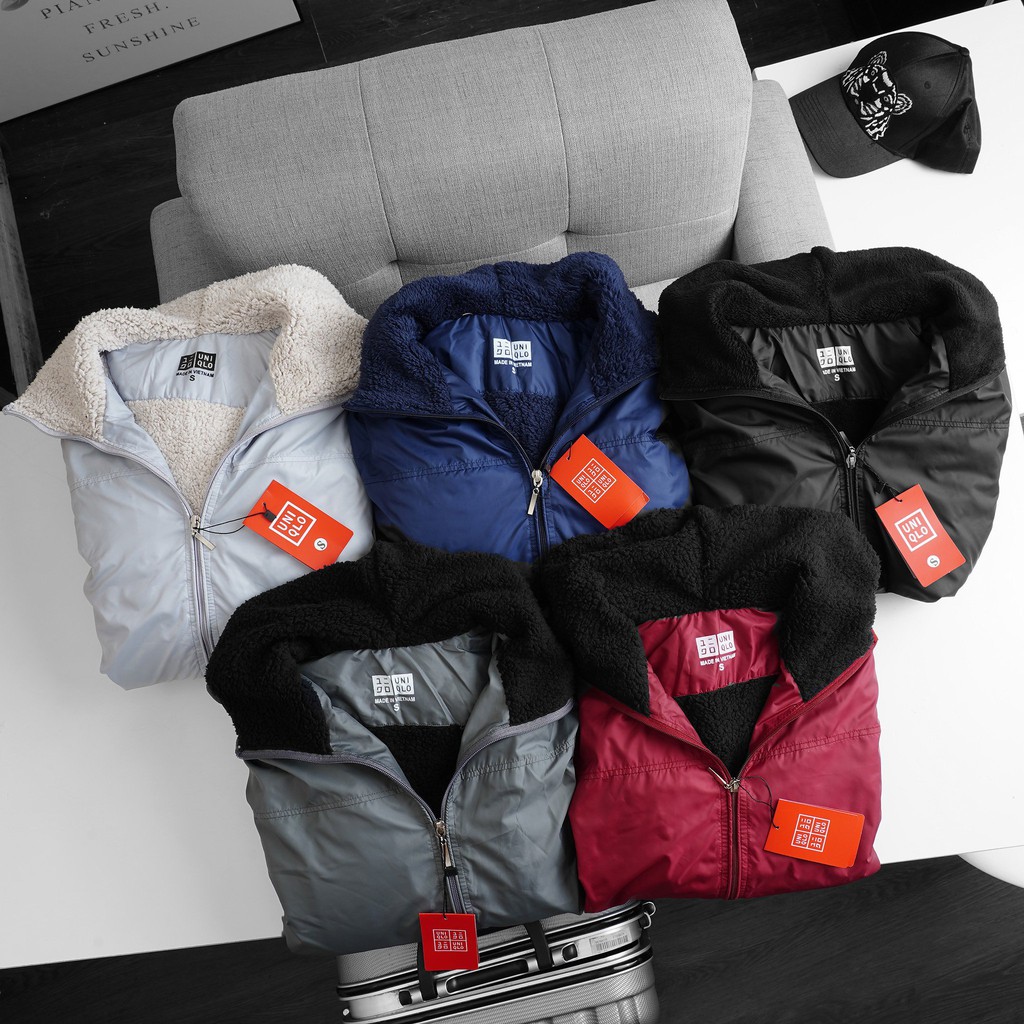 [GIÁ TẬN GỐC] Áo lông cừu 💚XUẤT XỊN💚 UNIQLO khoác gió chống nước, chống nhăn | BigBuy360 - bigbuy360.vn