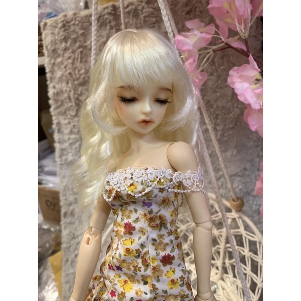 Tóc búp bê bjd 1/4 - tơ silk