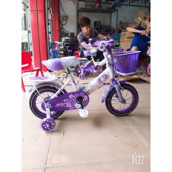 Xe  đạp cho bé gái 12inch cho be từ 2-4 tuổi
