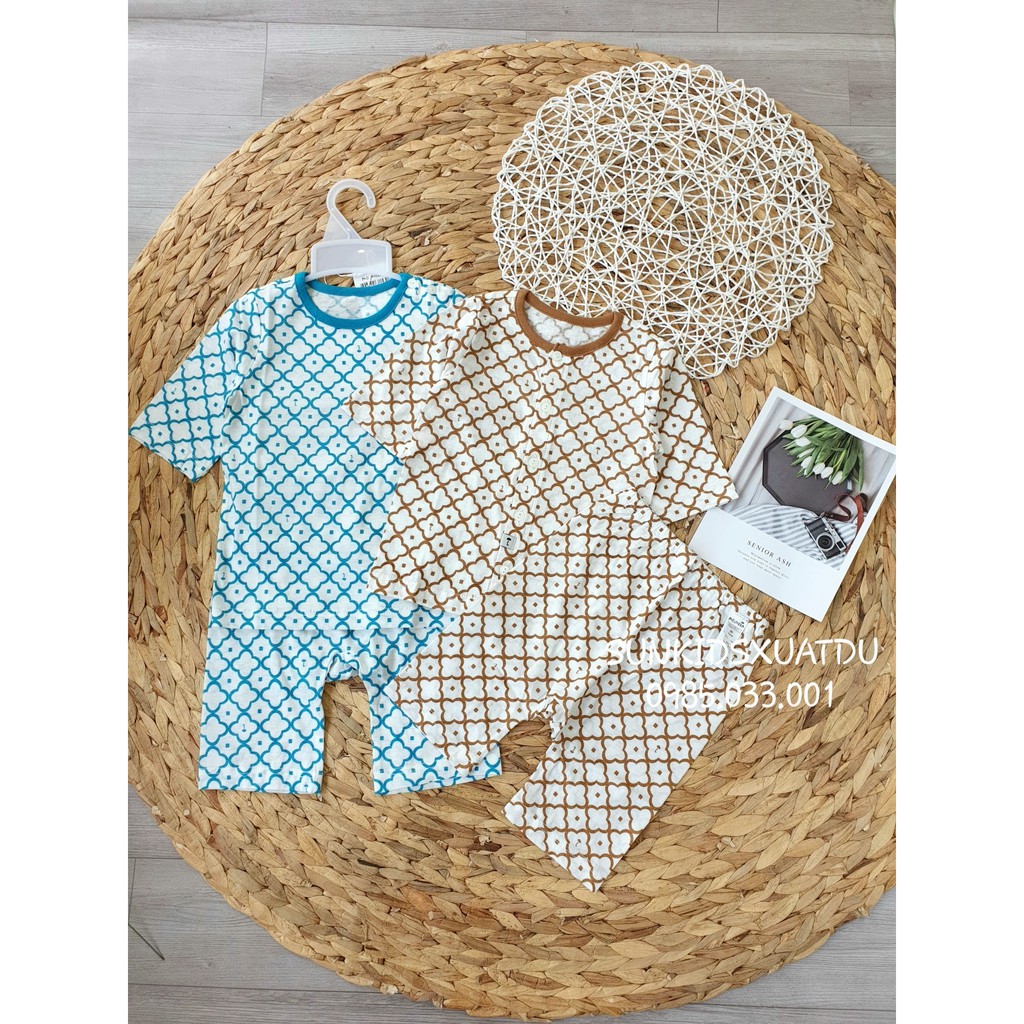 Bộ cotton thông hơi quần lửng