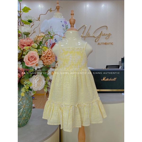 Váy hai dây có nhúm ngực cho bé gái vợt sale rẻ