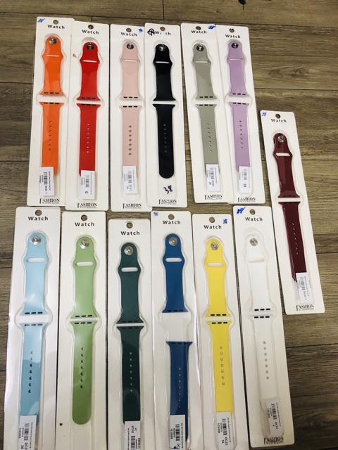 Dây silicon apple watch đủ màu