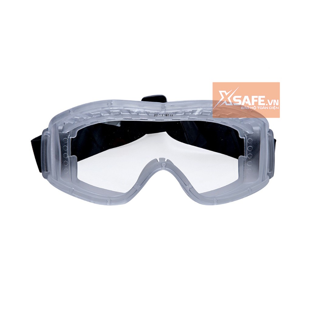 Kính bảo hộ chống hóa chất Mallcom Cirrus Mắt kính chống bụi, chống tia UV, chống đọng sương, đeo được cùng kính cận