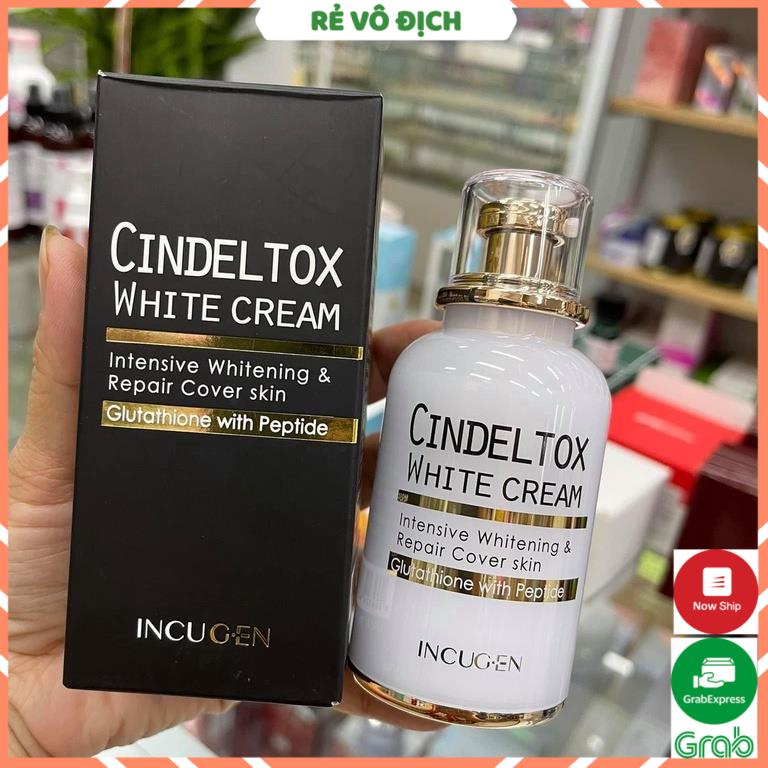 Kem truyền trắng Cindeltox White Cream Hàn Quốc 50ML