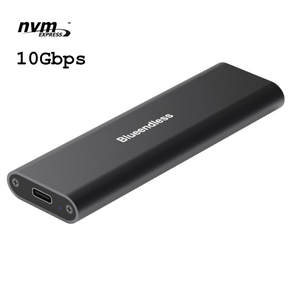 Box ổ cứng SSD NVMe M.2 chuẩn USB 3.2 gen 2 10Gbps tốc độ cao UASP - Blueendless (M.2 NVME 2280 SSD enclosure)