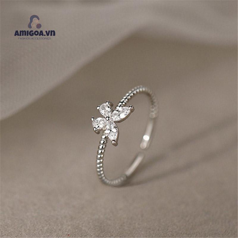 ✨✨Nhẫn bướm đính đá xinh bạc 925