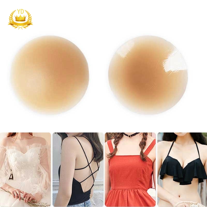 (Hàng Mới Về) Miếng Dán Ngực Silicon Vô Hình Không Để Lại Dấu Vết Tiện Dụng