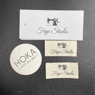 Tag mác quần áo có sẵn ( Đã đục lỗ)