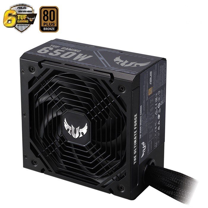 Nguồn ASUS TUF Gaming 650B PSU – 650W, 80 Plus Bronze, Sleeved Cable