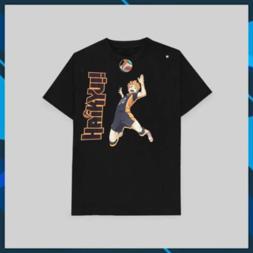 🍀 (SALE 50%) SALE 50%- Áo thun phông đen in hình Haikyuu Vua bóng chuyền anime * xịn 🍀 🏐 ་