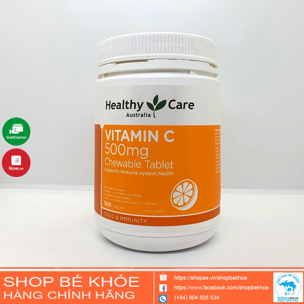 Vitamin C heathy Care 500mg - Úc: 500v