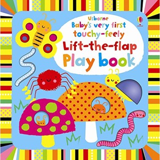 Sách Usborne tương tác sờ chạm - Baby's very first touchy-feely Lift-the-flap Play book