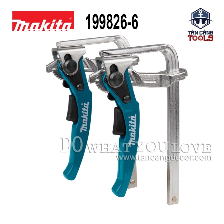 Combo 2 Cảo F Kẹp Nhanh Makita 199826-6 Chuyên Dụng Cho Ray TrackSaw