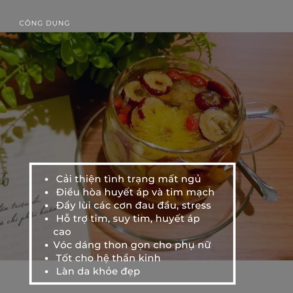 Trà an thần, giúp ngủ ngon 6 vị
