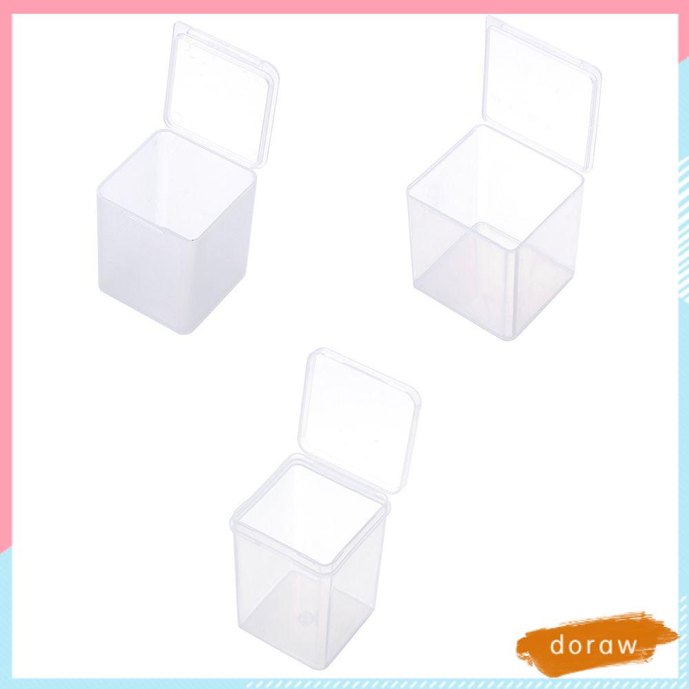 Hộp Nhựa Cứng Trong Suốt Đựng Hạt Ốc Vít / Trang Sức / Trang Trí Móng Tay Ốp