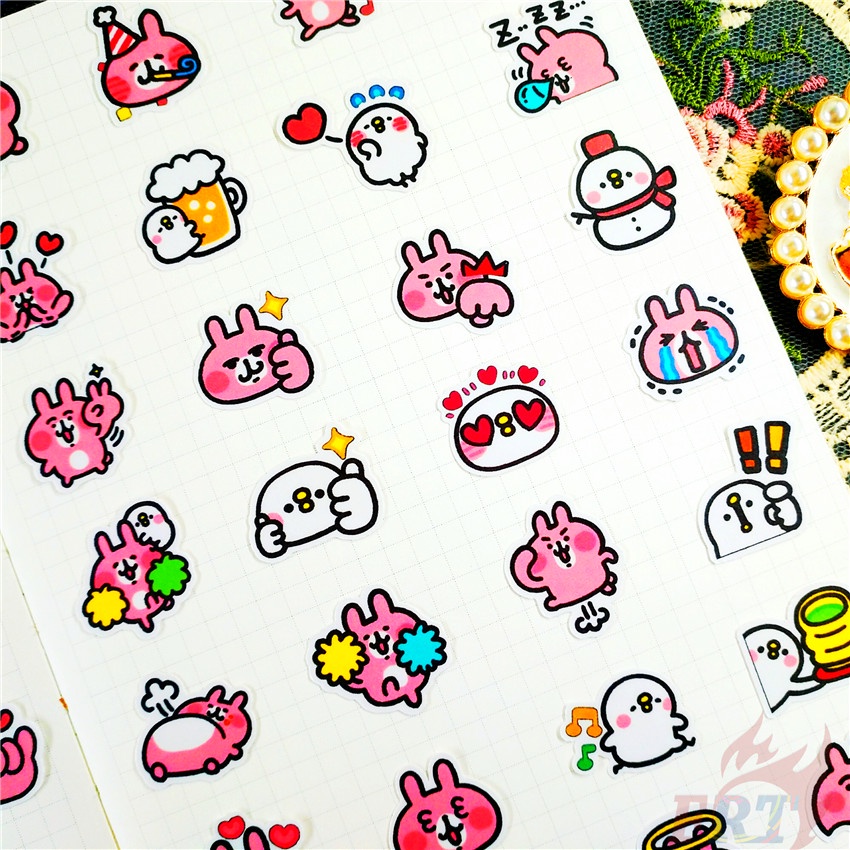 ★★★ Kanahei Q-2 Mini Diary Manual Stickers ★★★ 60Pcs/Set DIY Fashion Scrapbooks Album Decor Decals Stickers（Size: 2~3cm）