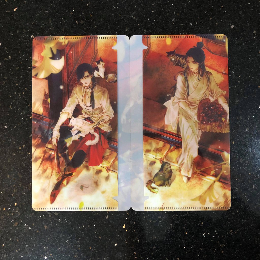 Combo 2 kẹp tài liệu mini Thiên Quan Tứ Phúc manhua STARember minh họa, chính hãng Bilibili