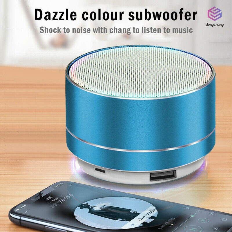 Loa Bluetooth Không Dây Nhỏ Gọn Có Đèn Led Cho Iphone Ipad Samsung