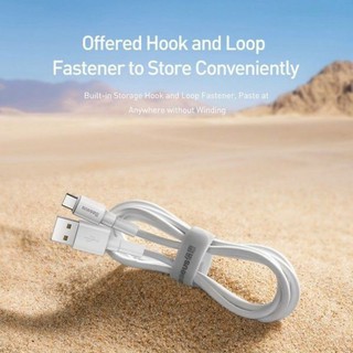 Cáp Sạc Nhanh Siêu Bền Baseus Mini White cổng Type C, Lightning/ Micro USB ( Quick Charging & Sync Data TPE Cable )