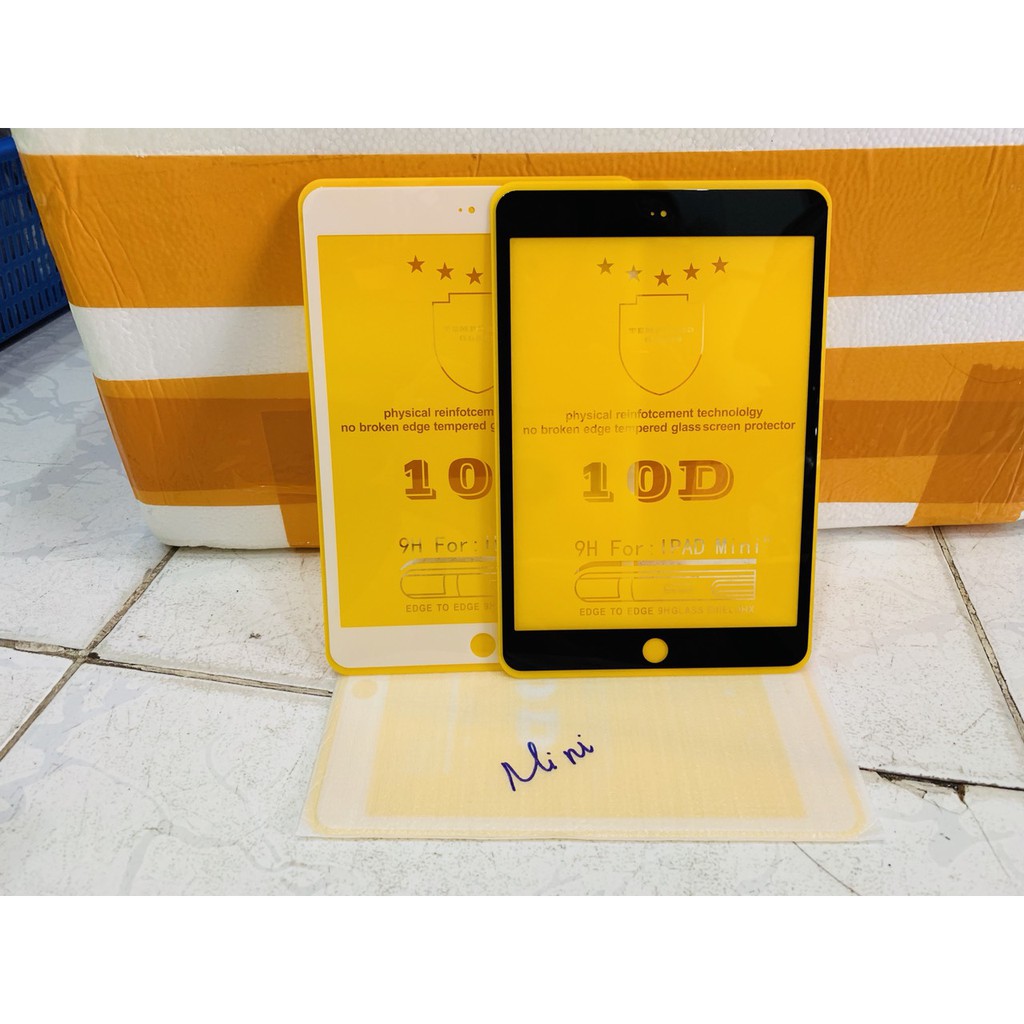 Dán kính cường lực 10D full màn cho Ipad Mini 1/2/3