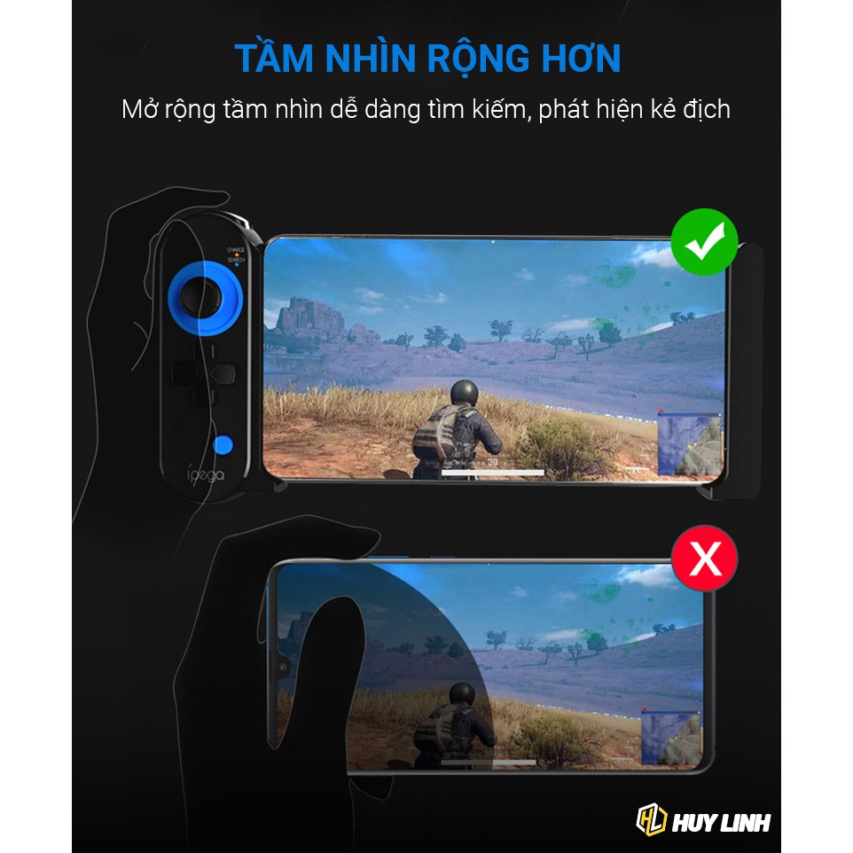 Tay cầm chơi game Ipega PG 9120 chuyên iOS Bluetooth không dây (chơi trực tiếp từ Appstore)